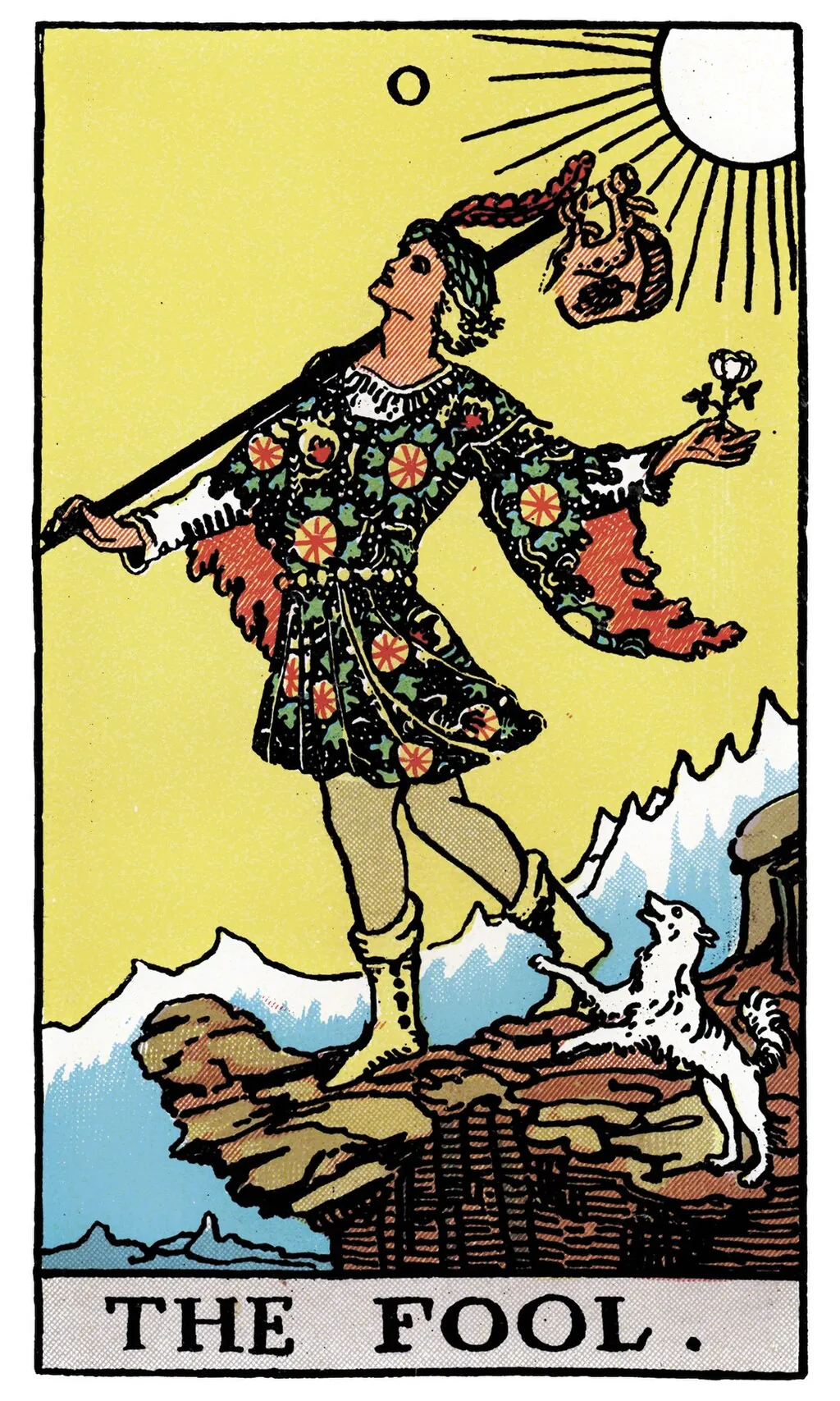 愚者 The Fool 韦特塔罗牌面